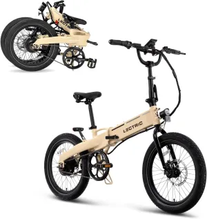 LECTRIC XP™ Lite 2.0 Electric Bike | Adult Folding Bikes - Weighs Only 49lbs | 45 Mile Range w/ 5 Pedal-Assist Levels | 20mph Top Speed - Class 1 and 2 eBike