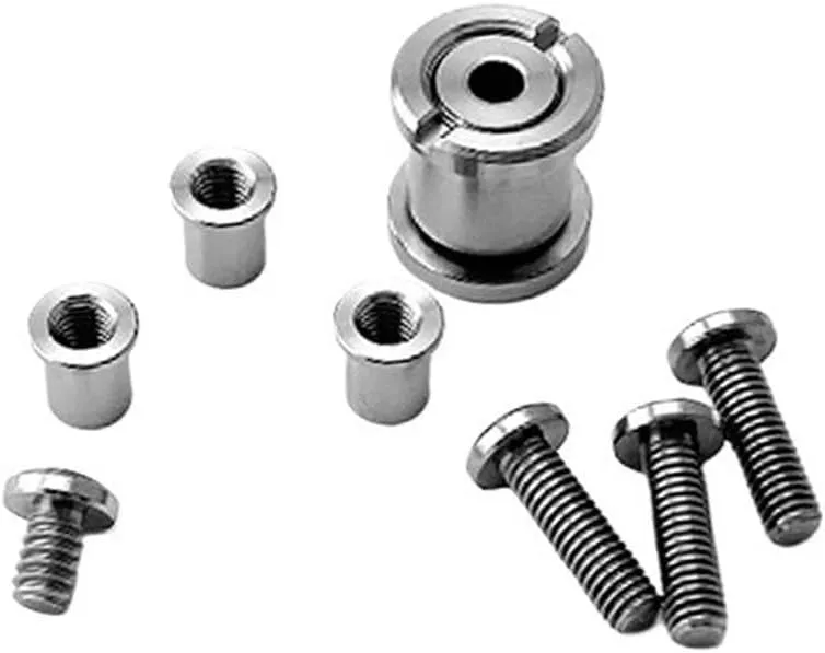 LEEVII 1 Set Spindle Screw Fits For Strider SNG Old Version, Titanium Locking Screw Support Shaft DIY Replacement(Silver)