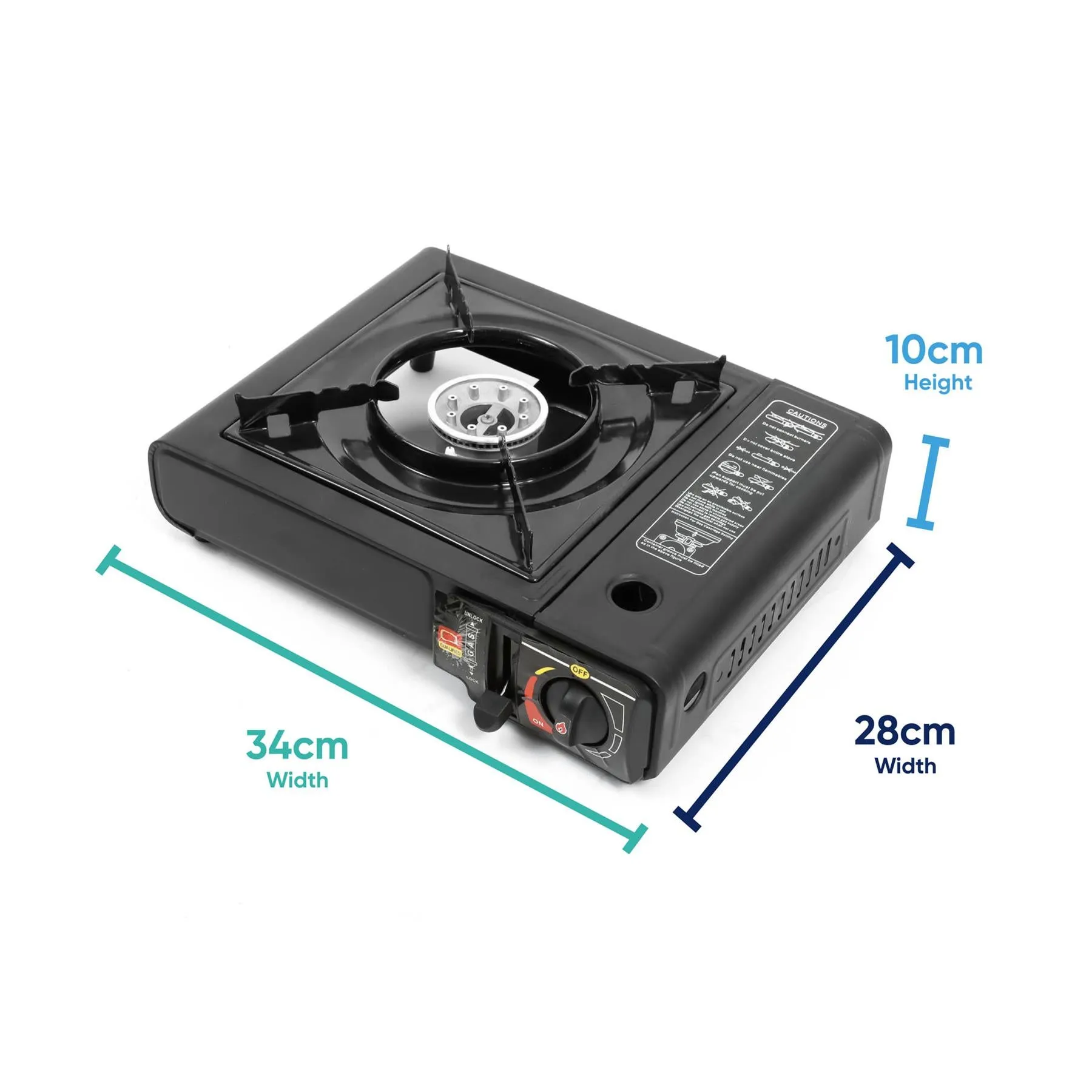 Leisurewize Gourmet1 Single Burner Portable Gas Cooking Stove
