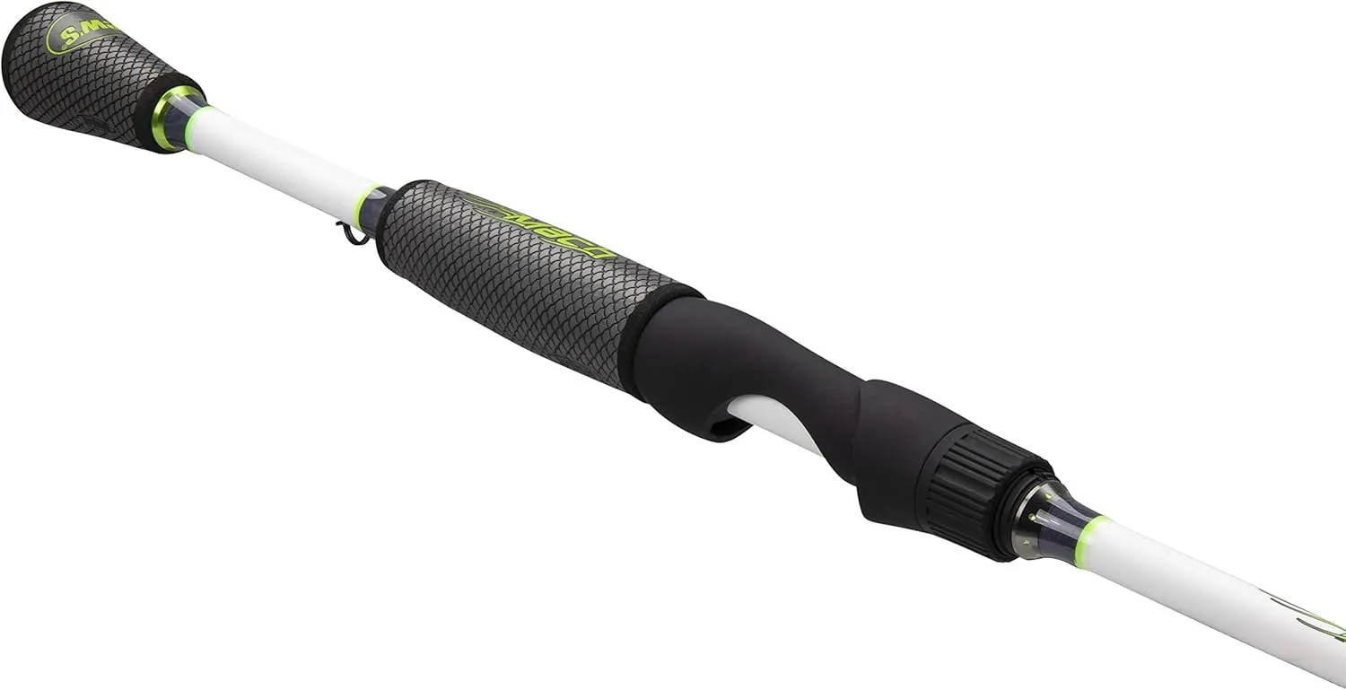 Lew's MACH Spinning Fishing Rod, IM7 Graphite Blank with Stainless Steel Guides, Winn Dri-Tac Split Grip Handle