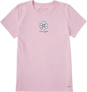 Life is Good Women's Crusher Tee Lig Daisy