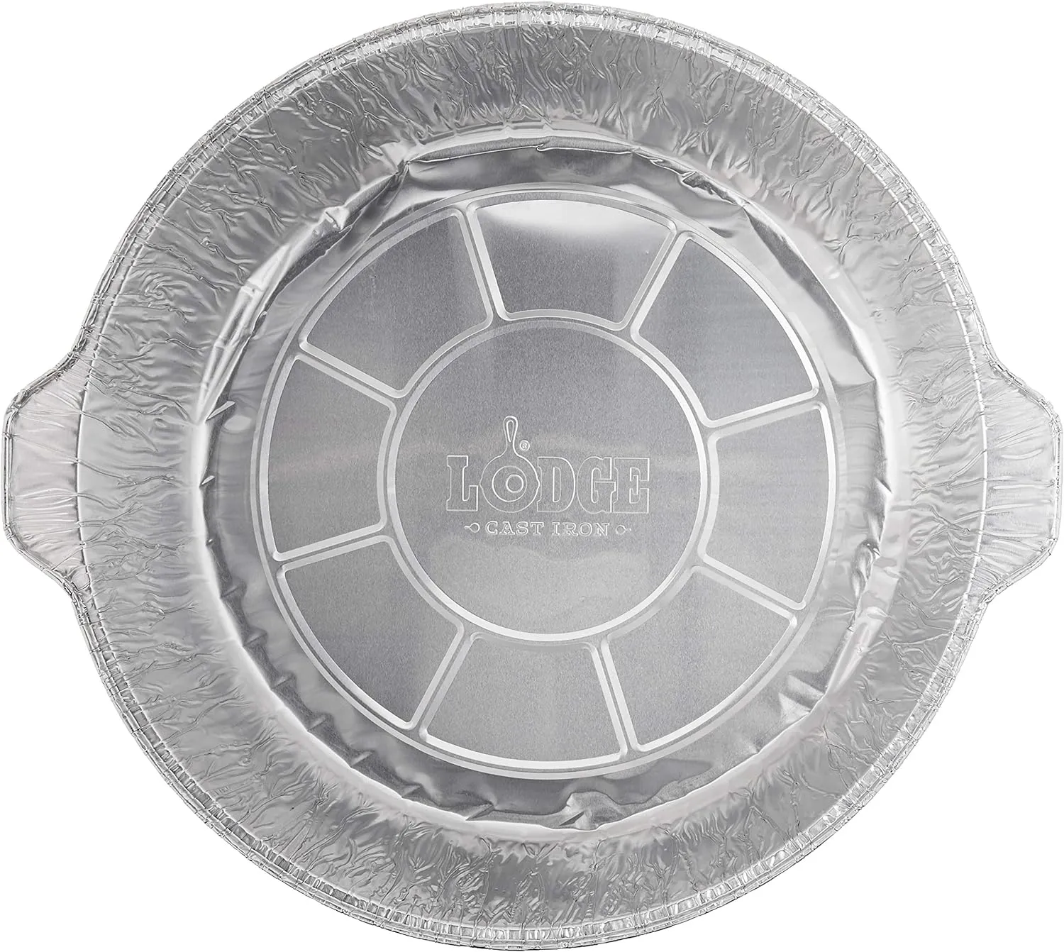 Lodge A12F12 12-Inch Aluminum Foil Dutch Oven Liners, 12-Pack, Silver