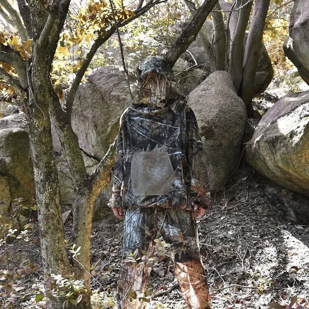 LOOGU Mosquito Suits, Net Bug Pants & Jacket Hood Sets - Ultra-fine Mesh - With Fishing, Hiking, Camping and Gardening