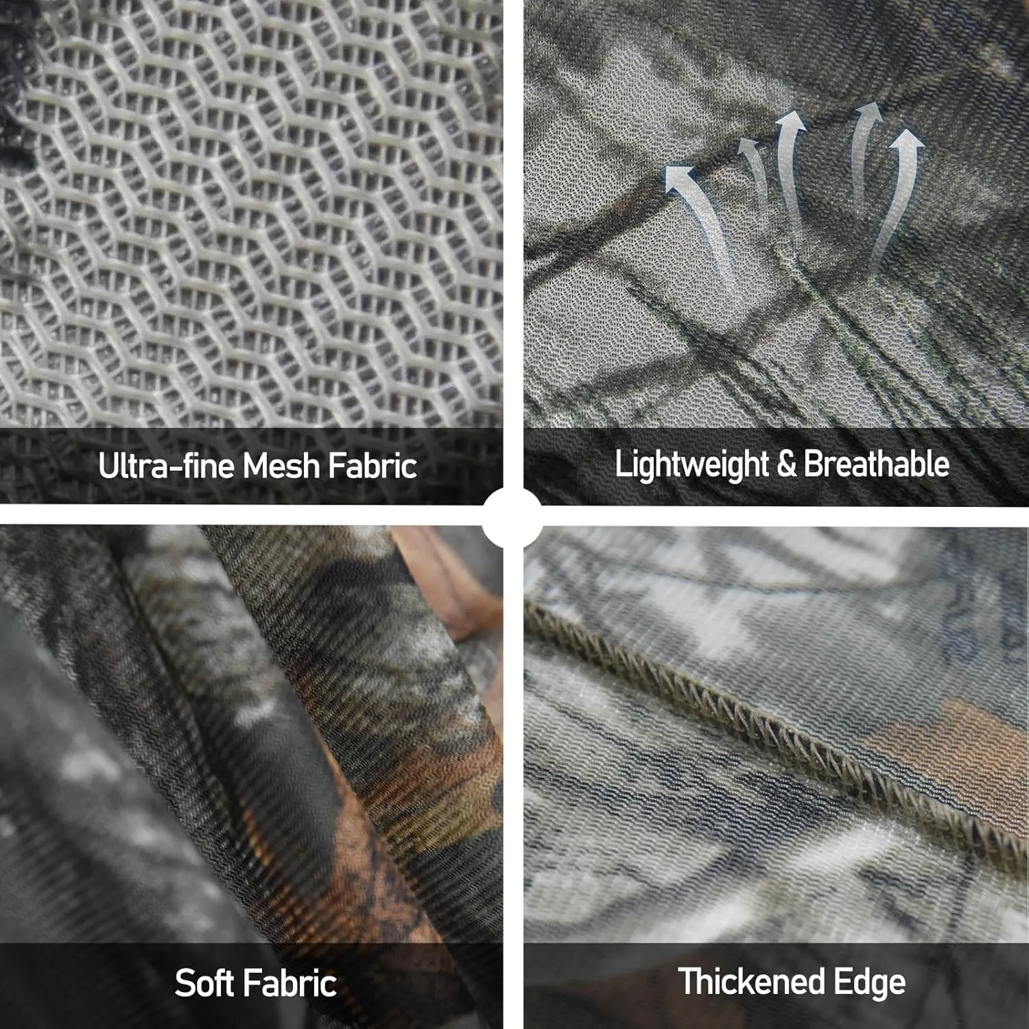 LOOGU Mosquito Suits, Net Bug Pants & Jacket Hood Sets - Ultra-fine Mesh - With Fishing, Hiking, Camping and Gardening