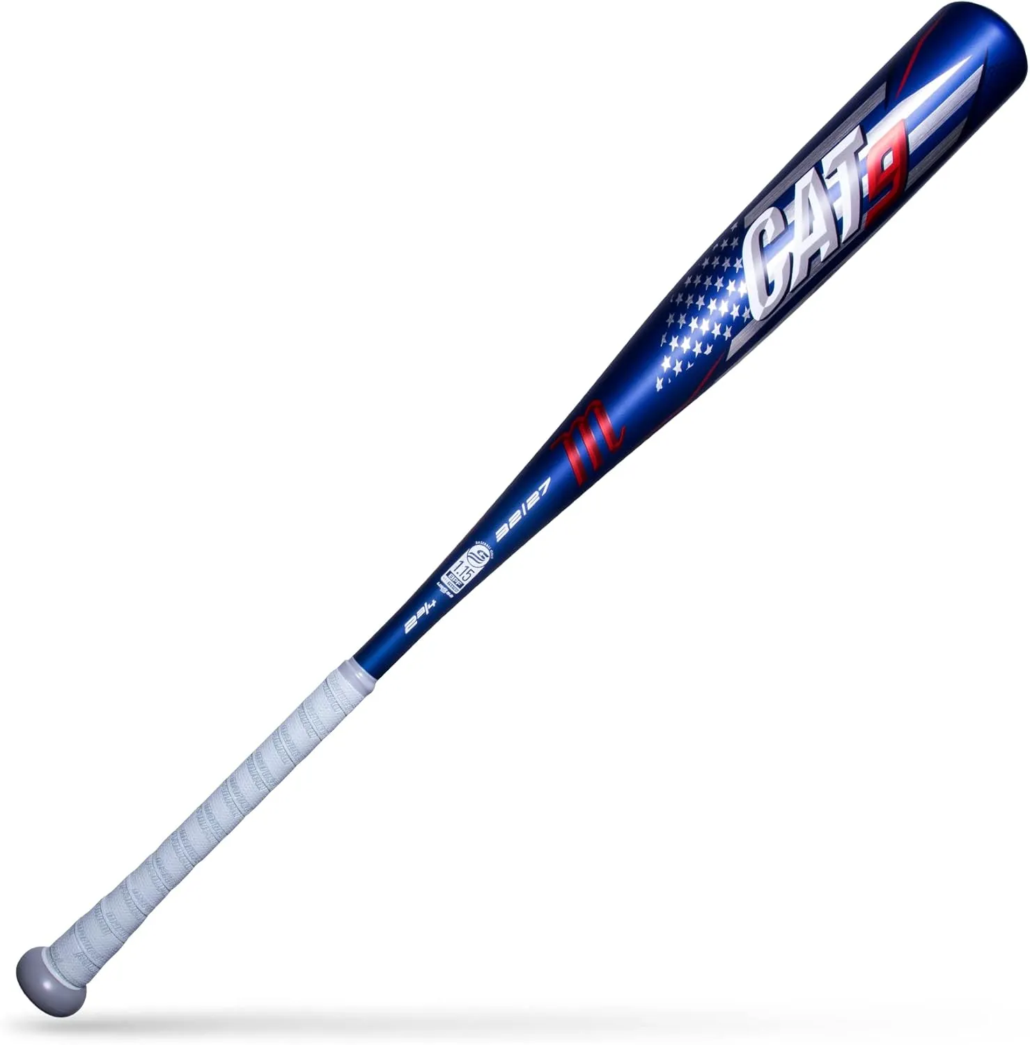 Marucci CAT9 Pastime -10 USSSA Junior Big Barrel Youth Metal Baseball Bat, 2 3/4" Barrel