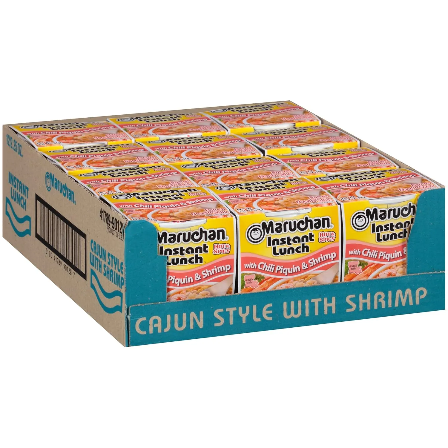 Maruchan Instant Lunch Chili Piquin & Shrimp, 2.25 Ounce (Pack of 12)