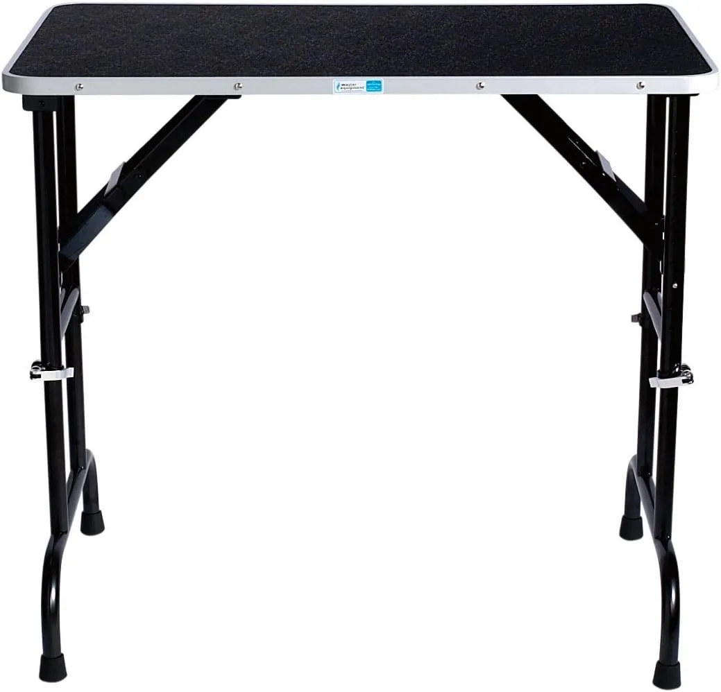 Master Equipment Adjustable Height Grooming Table, 42 by 24-Inch,Black