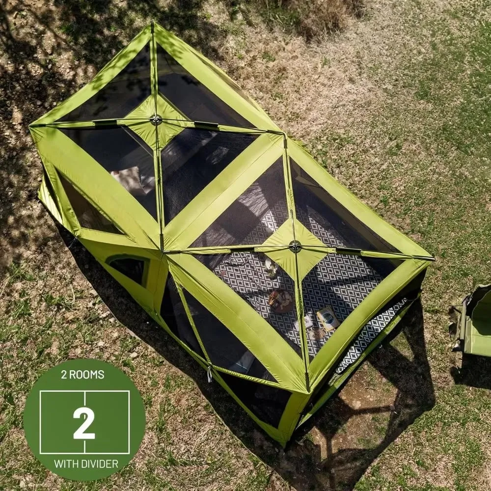 Matrix 8-Person Modern Instant Pop-Up Camping Tent