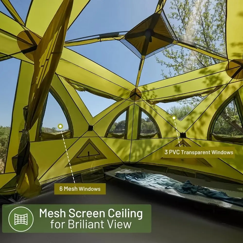 Matrix 8-Person Modern Instant Pop-Up Camping Tent