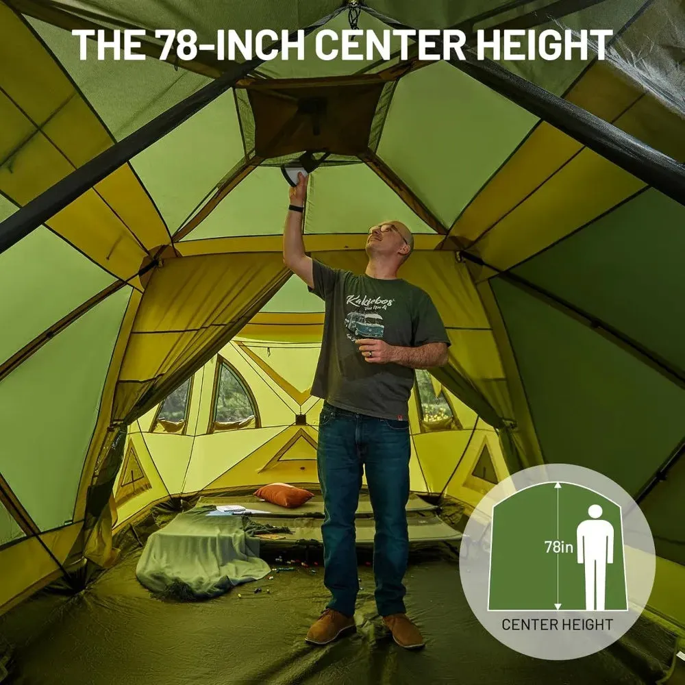 Matrix 8-Person Modern Instant Pop-Up Camping Tent
