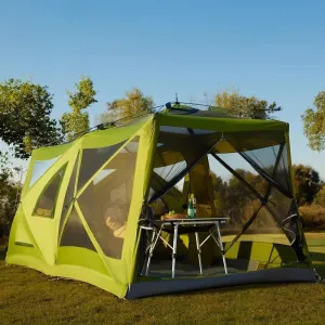 Matrix 8-Person Modern Instant Pop-Up Camping Tent