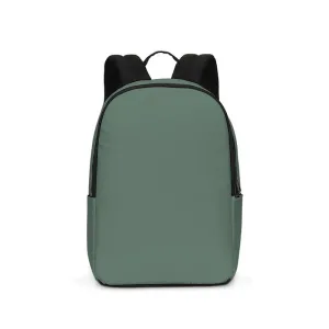 Medium Dark Green Waterproof Backpack | Medium Dark Pale Pastel Green | C30M0Y30K60