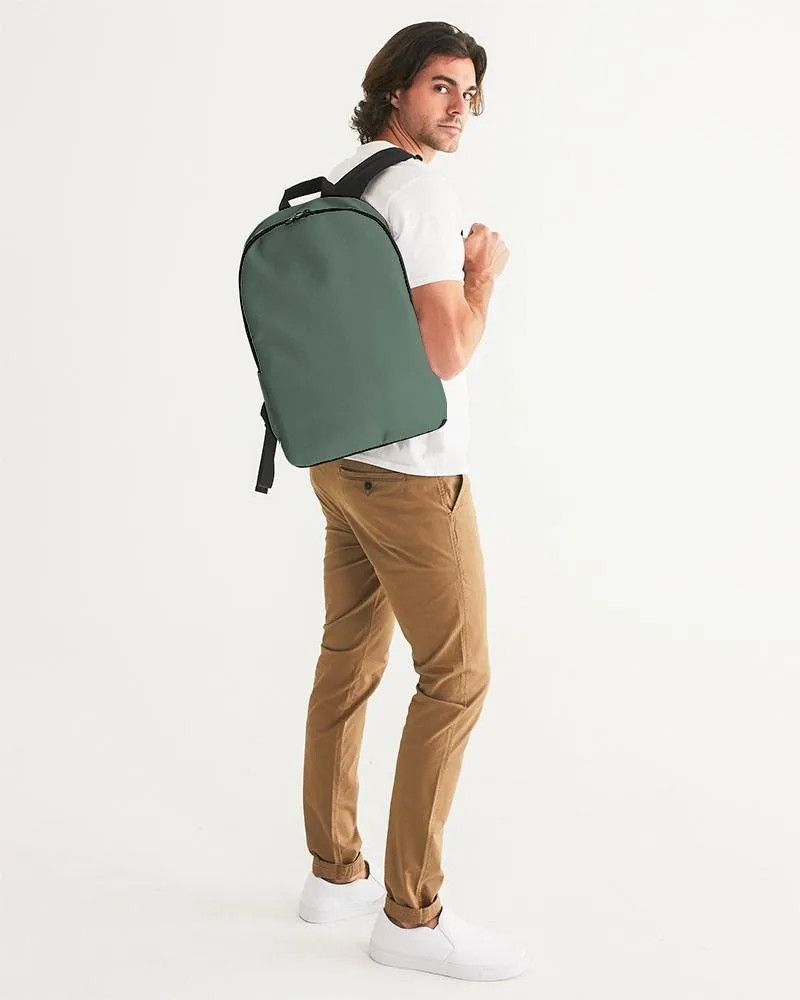 Medium Dark Green Waterproof Backpack | Medium Dark Pale Pastel Green | C30M0Y30K60