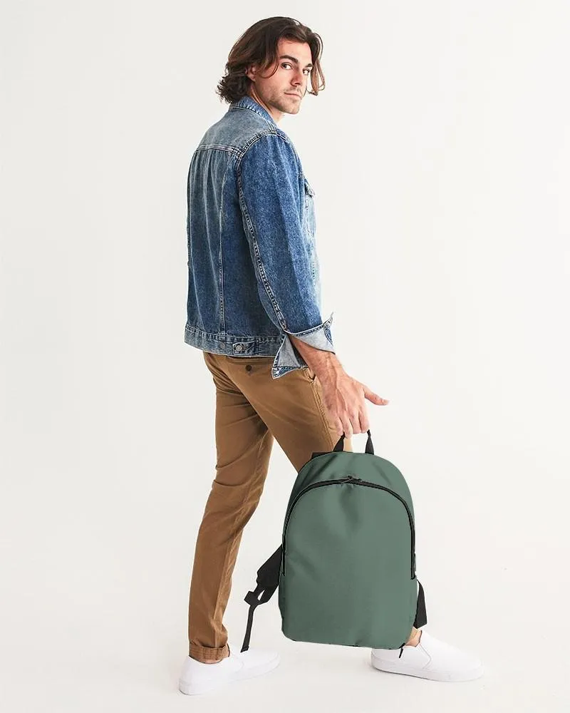 Medium Dark Green Waterproof Backpack | Medium Dark Pale Pastel Green | C30M0Y30K60