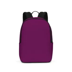 Medium Dark Magenta Purple Waterproof Backpack | Medium Dark Pure Magenta Purple | C25M100Y0K60