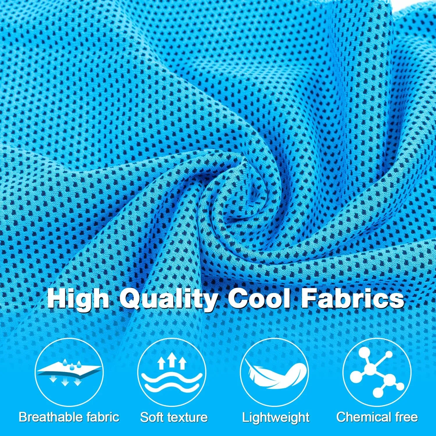 MENOLY 120 Pack Cooling Towel for Neck, Microfiber Soft Workout Ice Chilly Towel for Sports, Gym, Yoga, Camping, Running, Fitness, Workout & More Activities