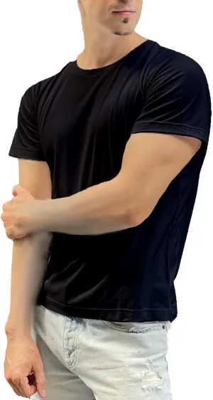 Men's T-Shirts Premium Crew Neck Tee, Short Sleeve T-Shirts for Men Casual Tee- Soft Cool Wicking Quick Dry UPF 50 