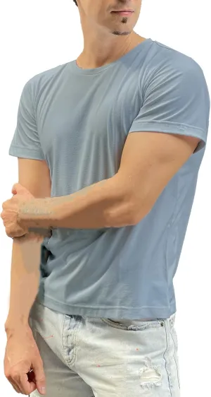 Men's T-Shirts Premium Crew Neck Tee, Short Sleeve T-Shirts for Men Casual Tee- Soft Cool Wicking Quick Dry UPF 50 