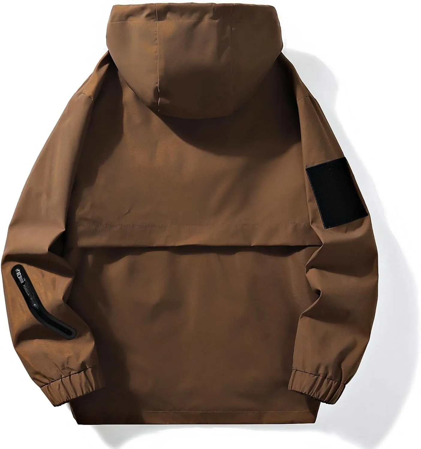 Men'S Waterproof And Windproof Jacket For Outdoor Activities Fishing Hiking Mountaineering Hooded Jacket.