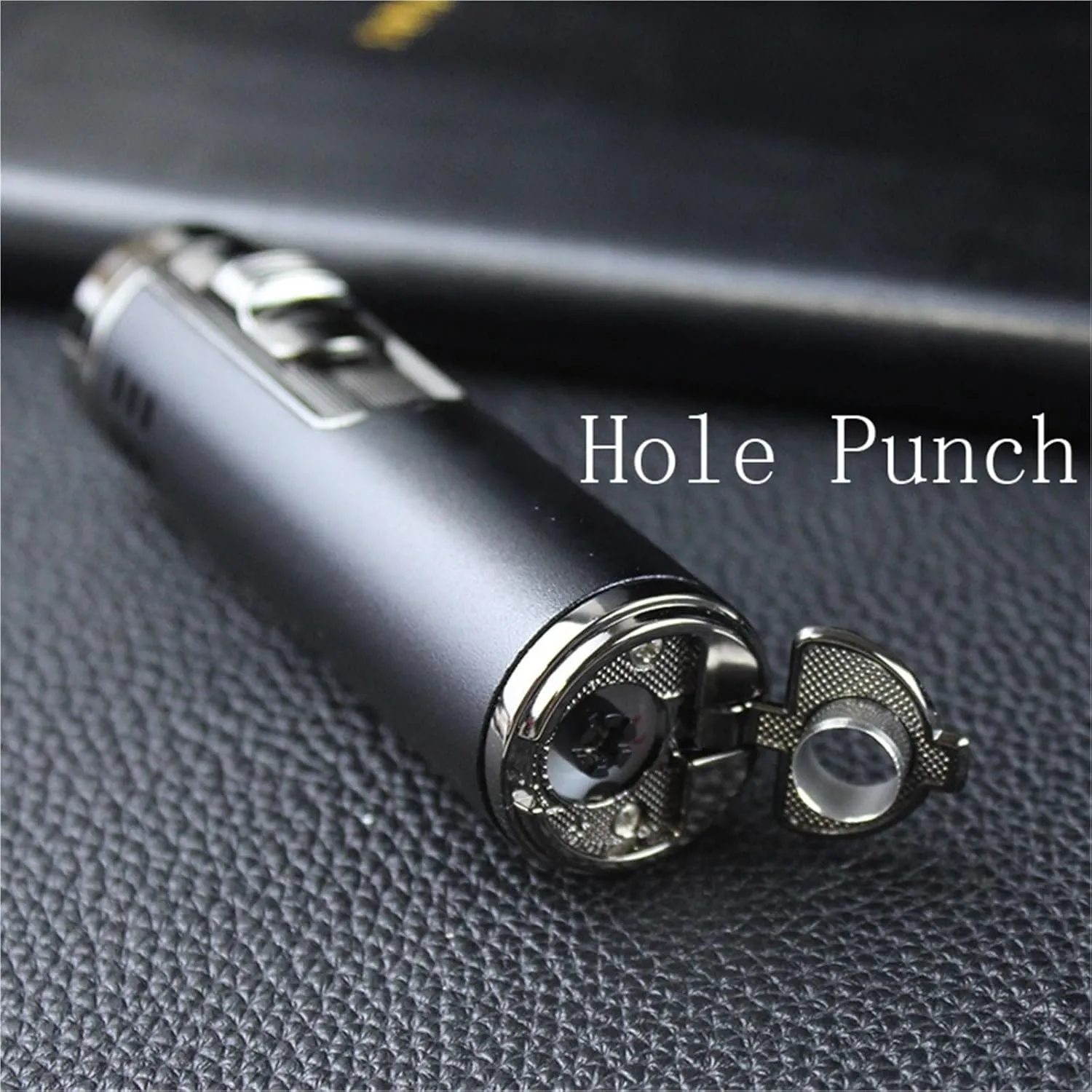 Metal Windproof Butane Lighter 4 Jet Red Flame Retro Flip Lighter with Punch Men's Gift Suitable for Kitchen Outdoor (No Butane)(Red)