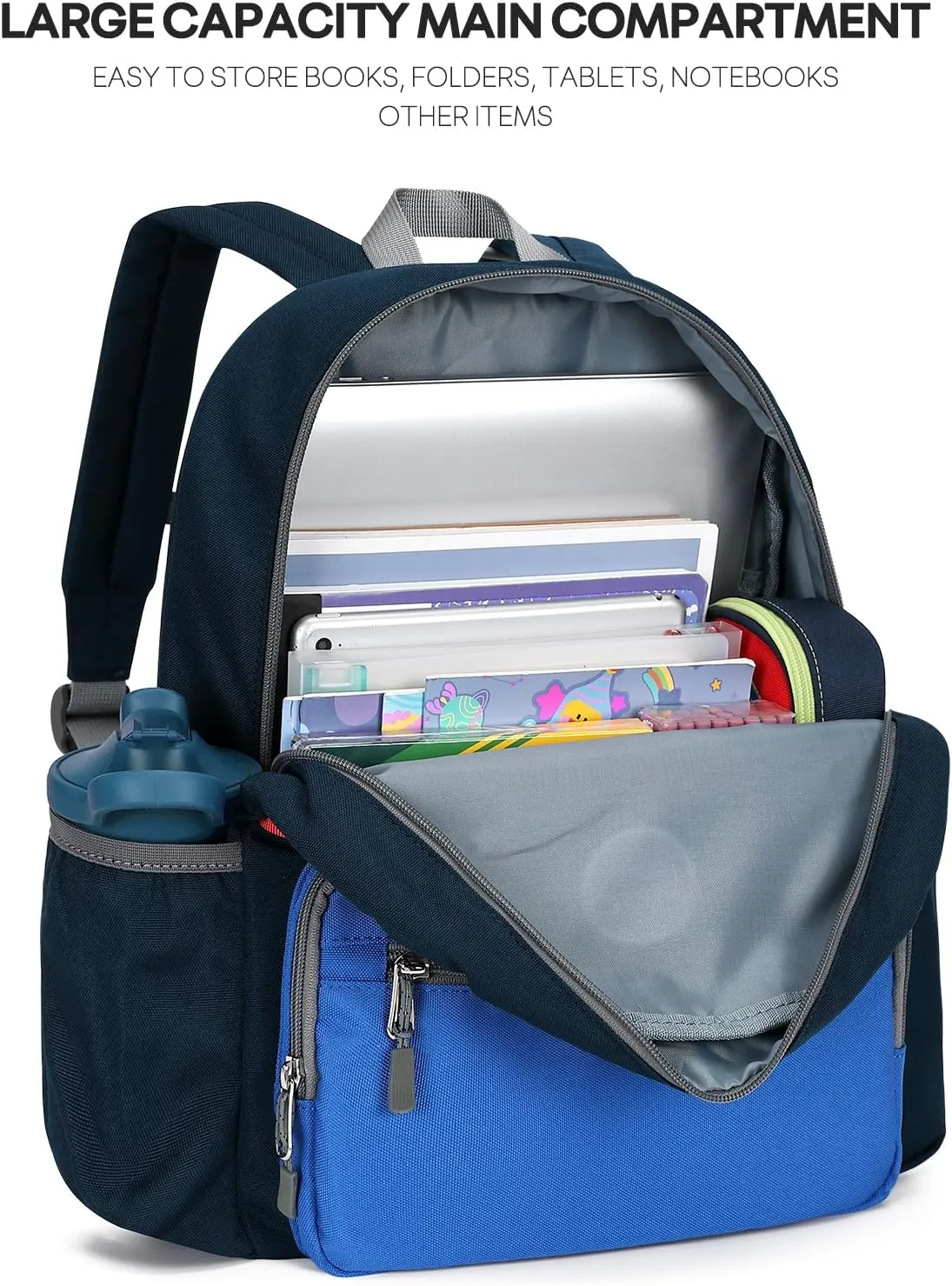 mibasies Kids Backpack Boys 4-6: Bookbag for Boys - Elementary school Backpack
