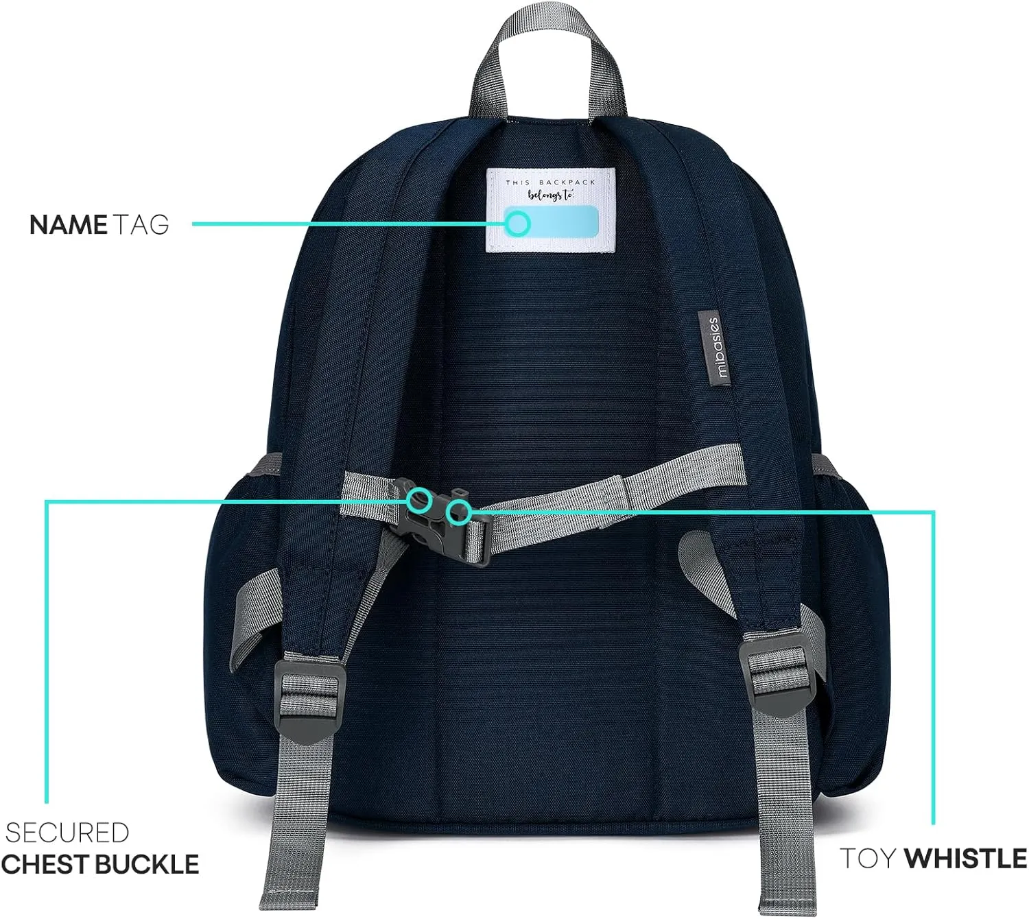 mibasies Kids Backpack Boys 4-6: Bookbag for Boys - Elementary school Backpack