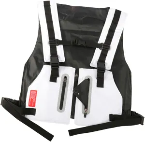 Mikikit Highly Visible Reflective Vest for Outdoor Fitness Multi Pocket Running and Cycling Vest for Men Durable Material for Camping and Night Safety