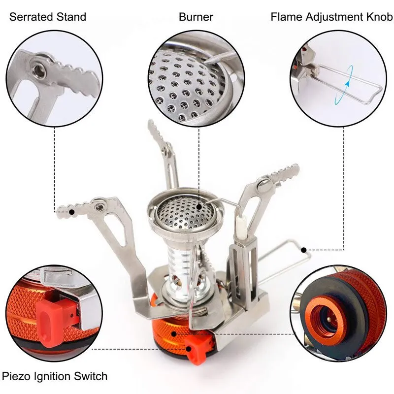 Mini Camping Stove Integrated Mini Gas Stove