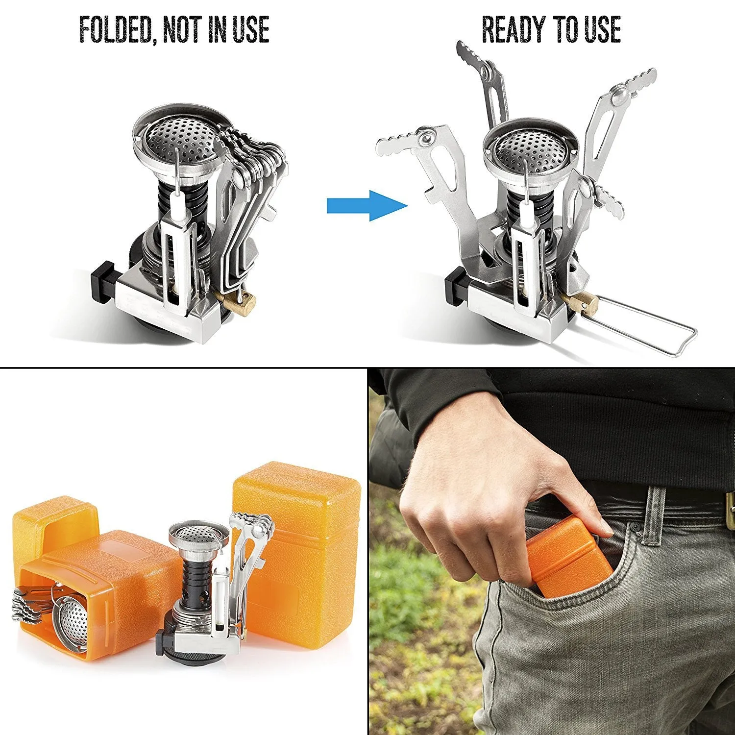 Mini Camping Stove Integrated Mini Gas Stove