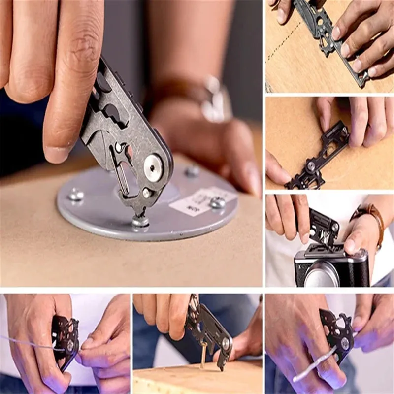 Mini Outdoor Survival Knife – 30-in-1 Stainless Steel Camping & Survival Multi-Tool
