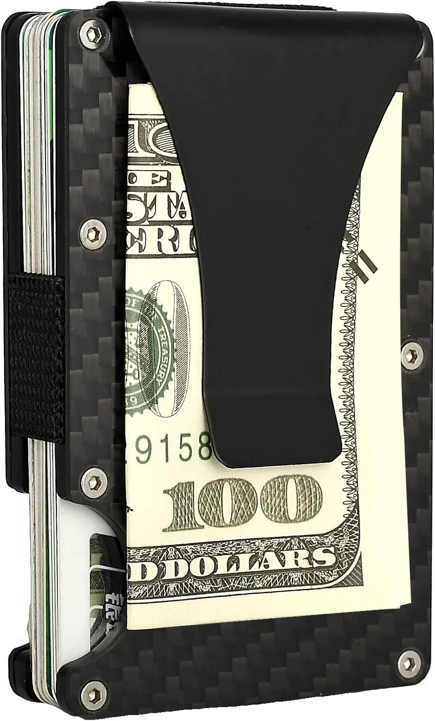 Money Clip Credit Card Holder Gift for Bridesmaid Groomsman Father's Day Mother's Day Birthday