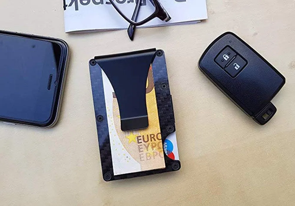 Money Clip Credit Card Holder Gift for Bridesmaid Groomsman Father's Day Mother's Day Birthday