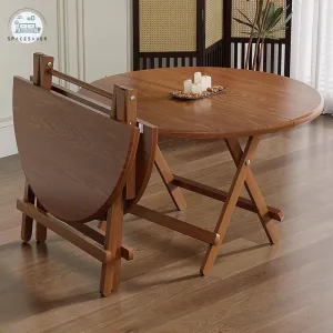 More Design Customization Direct Deal Home Furniture Dining Kitchen Restaurant Wooden Folding Dinner Table for Dining Room