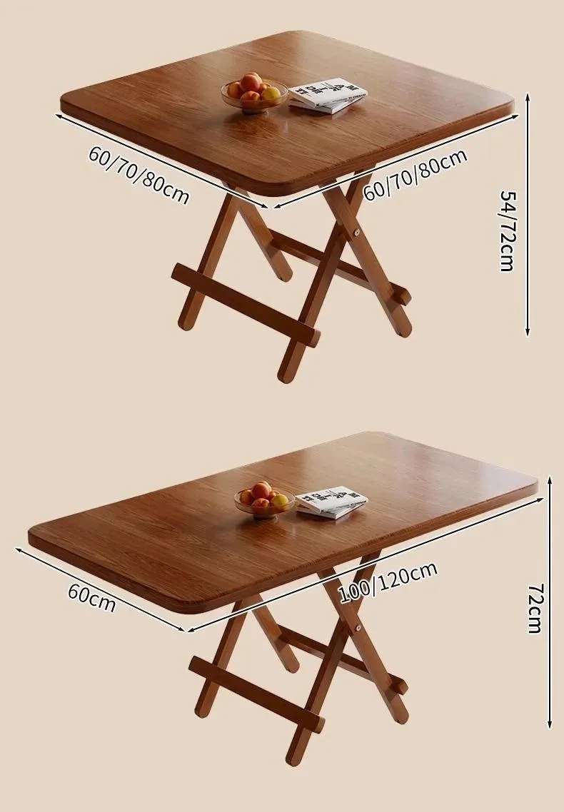 More Design Customization Direct Deal Home Furniture Dining Kitchen Restaurant Wooden Folding Dinner Table for Dining Room