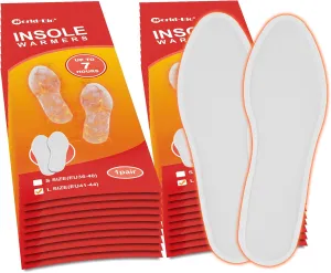 MR.ICE Toe & Insole Feet Warmers - Disposable, Air Activated, Long Lasting Hot Warmers