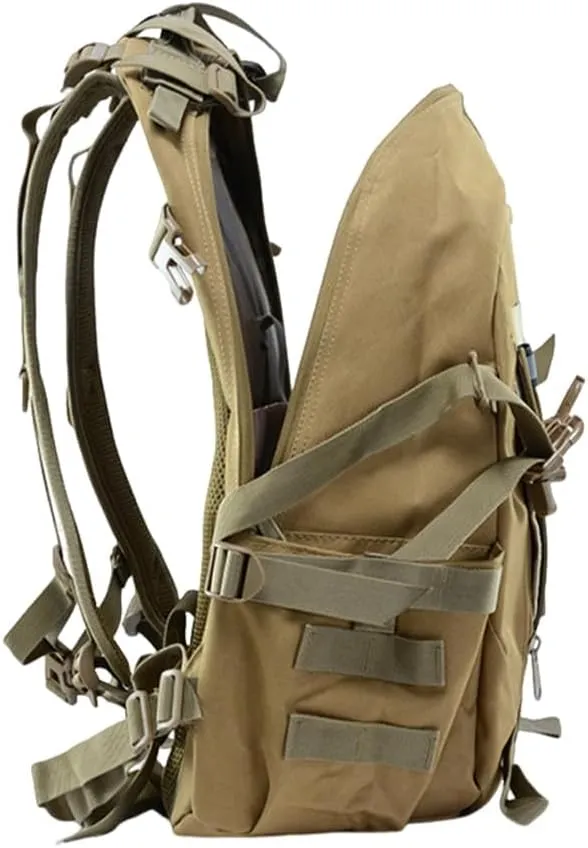Multi-functional Lightweight Outdoor Backpack for Hiking Camping Cycling Oxford Cloth 40L Tactical Backpack (Green CP 1)