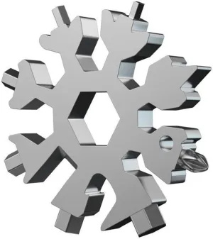 multi tool,Snowflake Multi Tool，Snowflake Multitool,Screwdriver Spanner,Snowflake Multitool 18 in 1 Snowflake Snowflake Wrench Tool Hex Wrench Multifunctional Camping Outdoor Survival Bottle Opener Sc