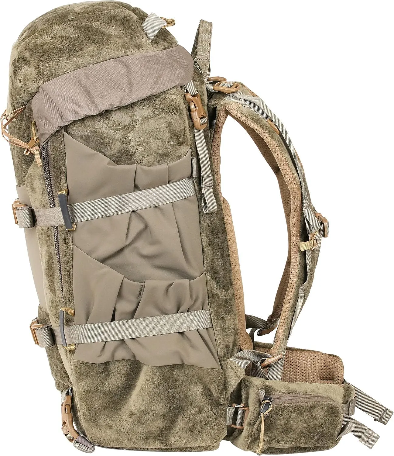 Mystery Ranch Treehouse 38, Tree Stand Hunting Backpack, Quiet, Waterproof, Daypack for Saddle Hunting, Outdoors, 30L - Wood-L/XL