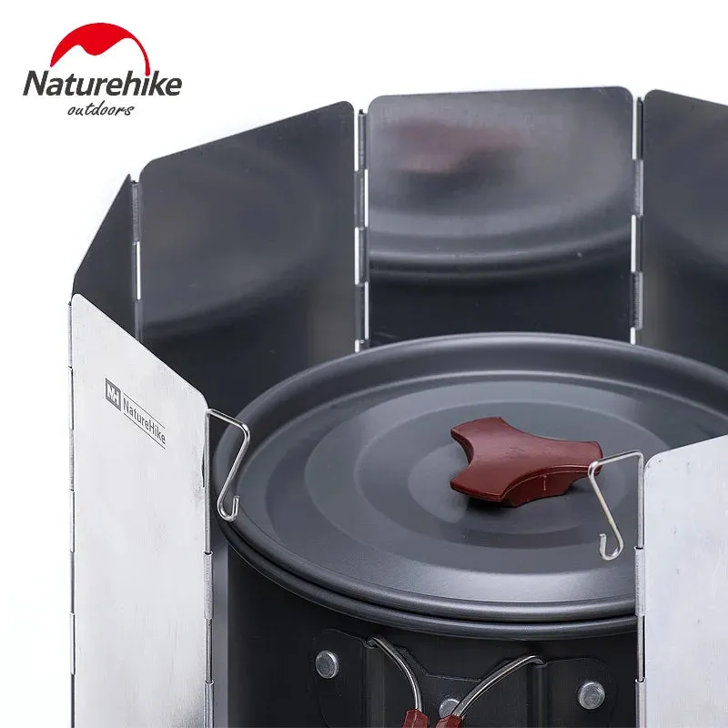 Naturehike Camping Stove Windscreen Cooking Windshield Outdoor  Accessories Windproof Folding Screen