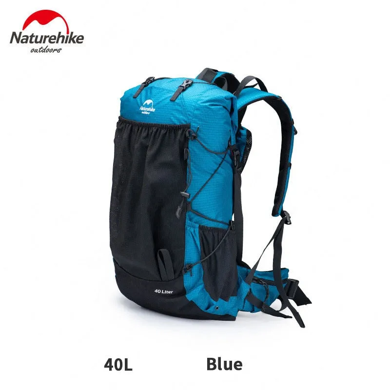 Naturehike Hot Sale 60L 5L Camping Backpack 1.16kg High Capacity 15kg Load Camping Backpack Tear-Risistant Hiking Backpack