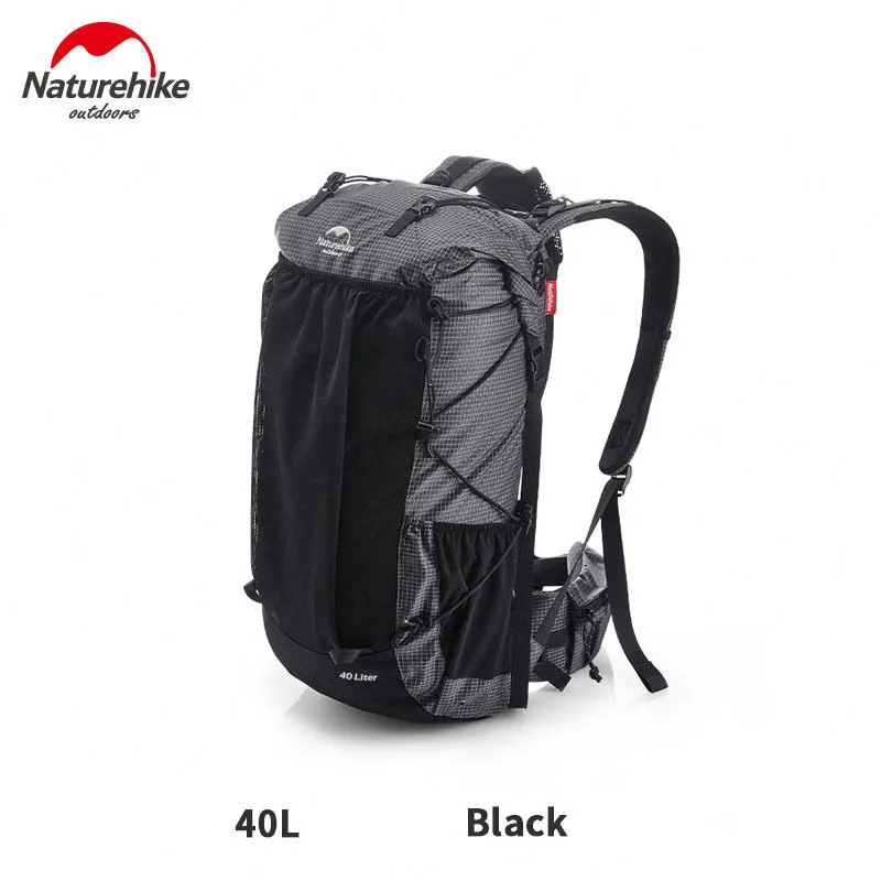Naturehike Hot Sale 60L 5L Camping Backpack 1.16kg High Capacity 15kg Load Camping Backpack Tear-Risistant Hiking Backpack