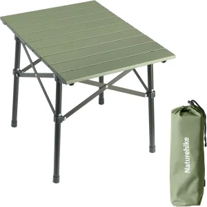 Naturehike Portable Camping Table, Aluminium Folding Table, Ultralight Camp Table Small Table for Camping Hiking Backpacking Outdoor Picnic