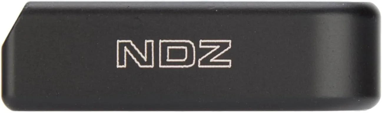 NDZ Performance Extra Thick Aluminum Magazine Base Plate for Glock 17 19 22 23 27 34 45 Gen 1-5 | 9mm & .40 Cal | Laser Engraved, Anodized [Black] | Made in USA – Custom Colors & Designs