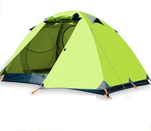 NIEH Double Double-Layer Aluminum Pole Camping Tent Travel Outdoor Camping Equipment Mountaineering Self-Driving