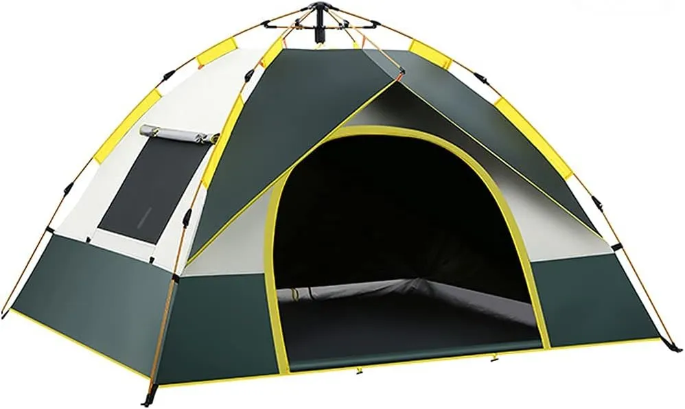 NIEH Portable Dome Tents for 3-4 Person, Windproof Rainproof Automatic Instant Pop-up Tent for Outdoor Camping Hiking Picnic