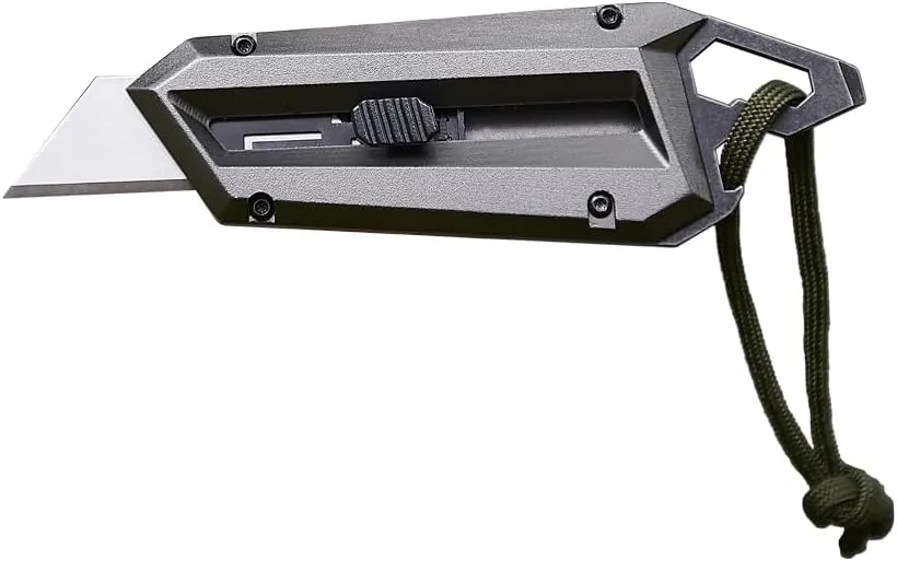 NOVA 6-in-1 EDC Pocket Knife with Retractable Blade, Multi-Tool Utility Knife with Clip for Office, Factory and Outdoor Use