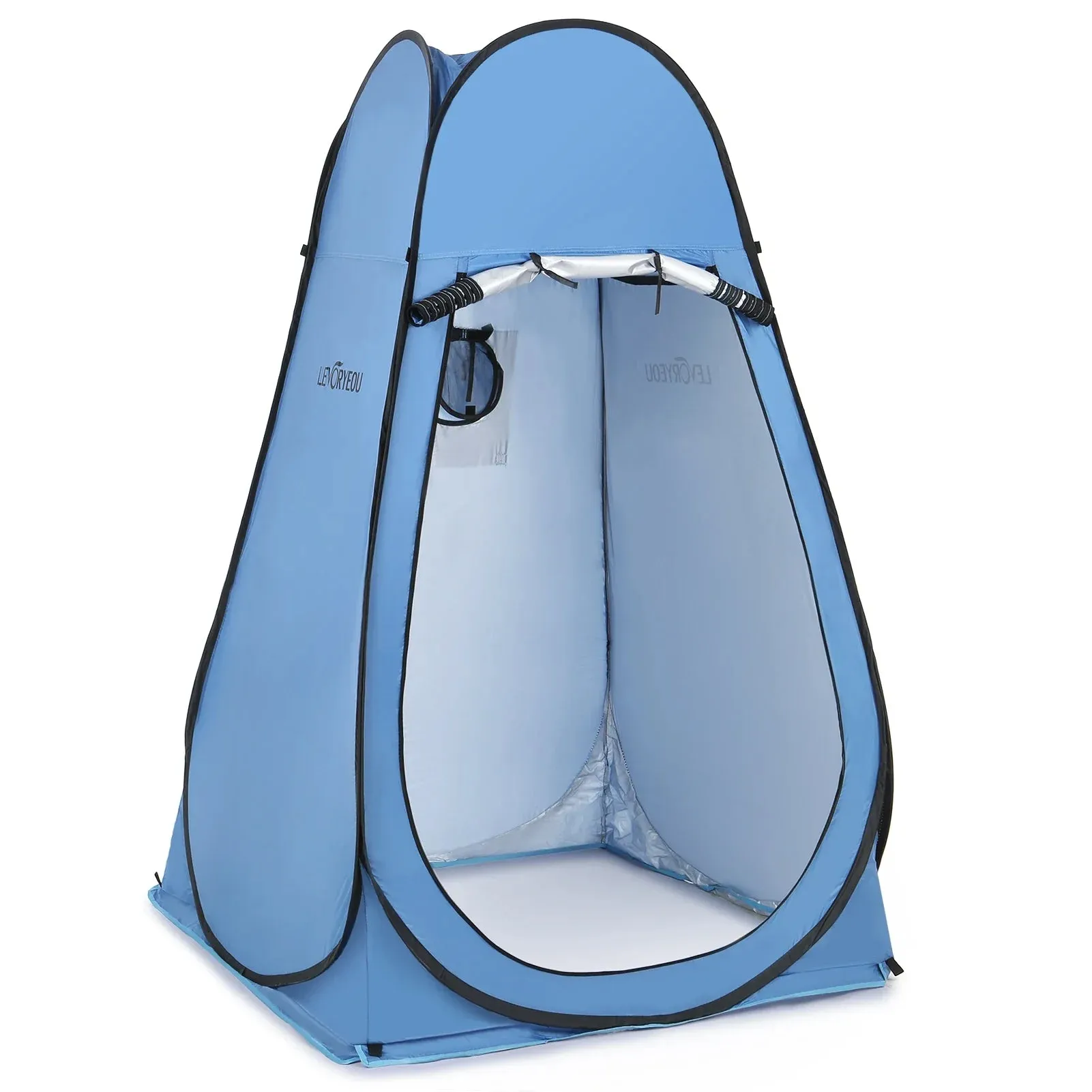 One-Touch Ultralight Changing Tent - Portable Outdoor Camping Beach Instant Shower Tent, Pop Up Privacy Shelter with Window