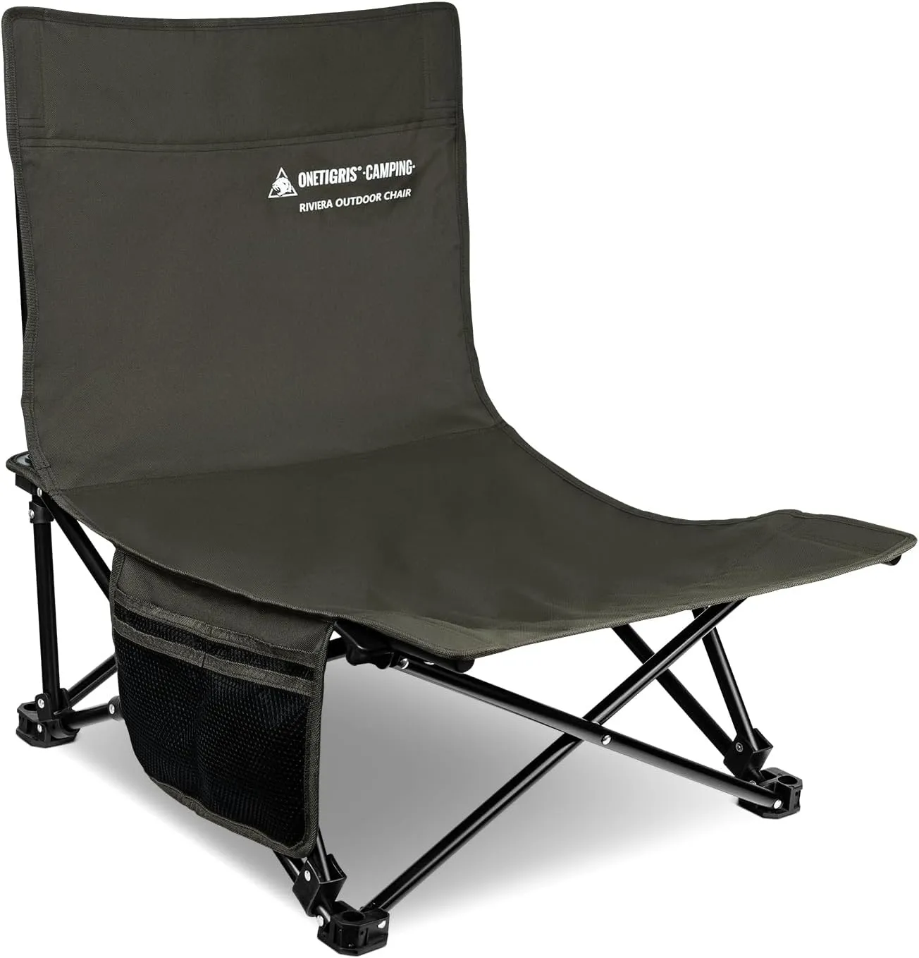 OneTigris Riviera Outdoor Camp Chair, Comfortable Durable Instant Camping Backpacking Beach Chair