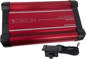 Orion HCCA5000.1DSPLX High Performance 5000W RMS Competition High Current Class-D Monoblock Amplifier - 1 Ohm Stable, Low Pass Filter, Bass Boost Control, MOSFET Power Supply, Bass Knob, Made in Korea