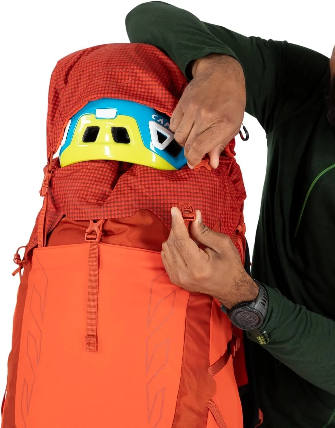 Osprey Talon Pro 40L Men's Hiking Backpack with Hipbelt, Mars Orange, L/XL